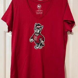 NC State Red Graphic T-Shirt